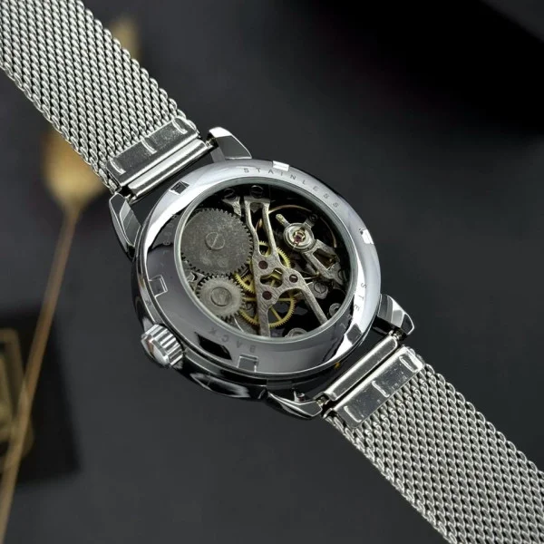 Класичний жіночий годинник Awarder 028L Silver-Black Де би не була фото 8
