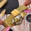 Класичний жіночий годинник Awarder 028L Gold-Black Де би не була фото 7