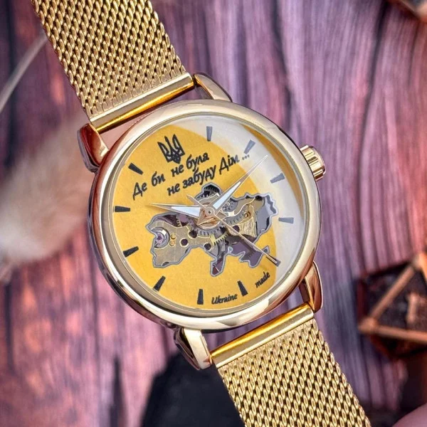 Классические женские часы Awarder 028L All Gold Где бы ни была фото 5