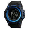 Чоловічий годинник Skmei 1358 Black-Blue Smart Watch Compass фото 2