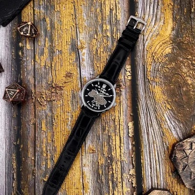 Класичний чоловічий годинник Awarder 022 Automatics Не Забуду Дім Silver-Black