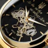 Класичний чоловічий годинник Awarder 022 Gold-Black Automatics Metall Не Забуду Дім фото 10