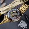 Класичний чоловічий годинник Awarder 022 Gold-Gold Automatics Metall Не Забуду Дім фото 5