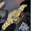 Класичний чоловічий годинник Awarder 022 Gold-Gold Automatics Metall Не Забуду Дім фото 4
