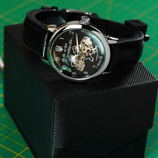 Класичний чоловічий годинник Awarder 022 Не Забуду Дім Silver-Black фото 8