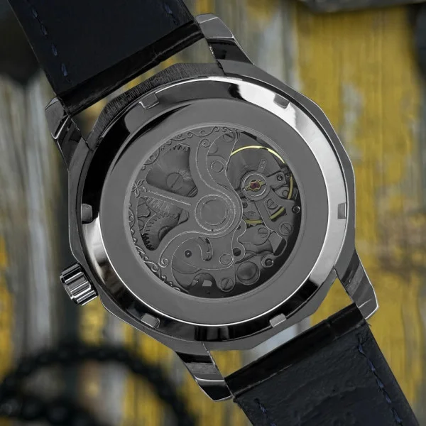 Класичний чоловічий годинник Awarder 024SI Тризуб срібло Silver фото 9