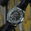 Класичний чоловічий годинник Awarder 024SI Тризуб срібло Silver фото 7