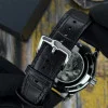 Класичний чоловічий годинник Awarder 024SI Тризуб срібло Silver фото 8