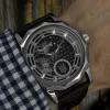 Класичний чоловічий годинник Awarder 024SI Тризуб срібло Silver фото 3