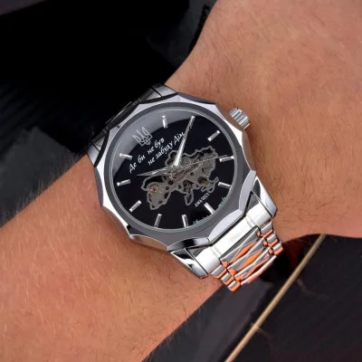 Классические часы Awarder 024 Не забуду дом Silver-Black