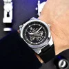 Чоловічий годинник Awarder 050 Де би не був Silver-Black, шкіряний ремінець фото 3