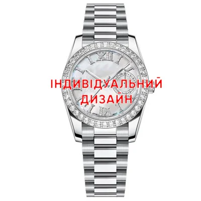 Класичний жіночий годинник Awarder 045 Silver під Індивідуальний дизайн, водонепроникний