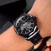 Класичний годинник Awarder 024 Не Забуду Black Steel Automatics з Індивідуальним дизайном, сталевий ремінець фото 6