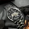 Класичний годинник Awarder 024 Не Забуду Black Steel Automatics з Індивідуальним дизайном, сталевий ремінець фото 5