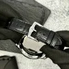 Класичний чоловічий годинник Awarder 020 Тризуб cрібло Silver-White, шкіряний ремінець, японський механізм фото 7