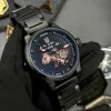 Классические мужские часы Awarder 058 Де би не був All Black Steel, водонепроницаемый, японский механизм фото 7