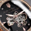 Класичний жіночий годинник Awarder 047 Де би не була Silver-Gold-Black, водонепроникний фото 6
