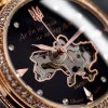Класичний жіночий годинник Awarder 049 Де би не була Silver-Gold-Black, водонепроникний фото 10