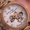 Класичний жіночий годинник Awarder 049 Де би не була Silver-Gold-Pearl, водонепроникний фото 8