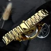 Класичний годинник Awarder 026-3D Де би не був Gold-Black, сталевий ремінець фото 10