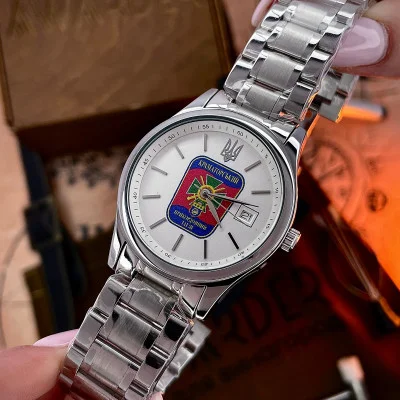 Класичний чоловічий годинник Awarder 023 Silver Steel під Індивідуальний дизайн, водонепроникний, японський механізм