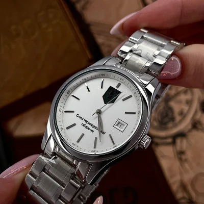 Классические мужские часы Awarder 023 Silver Steel под Индивидуальный дизайн, водонепроницаемый, японский механизм