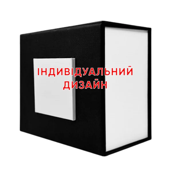 Коробочка картонна 1003 Червоно-Біла Індивідуальний дизайн фото 1