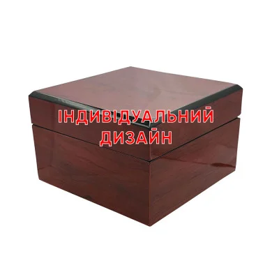 Коробка для годинника дерев'яна Premium червоне дерево Індивідуальний дизайн