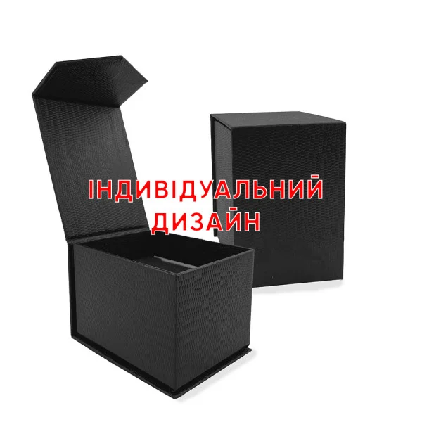 Коробочка для годинника 2 чорна Індивідуальний дизайн фото 1