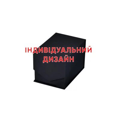 Коробочка для годинника чорна Індивідуальний дизайн