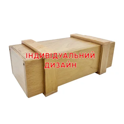 Коробочка дерев'яна Натуральна Індивідуальний дизайн