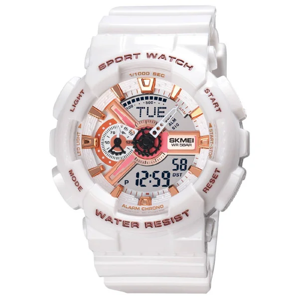 Женские часы Skmei 1834WT White-Gold фото 1