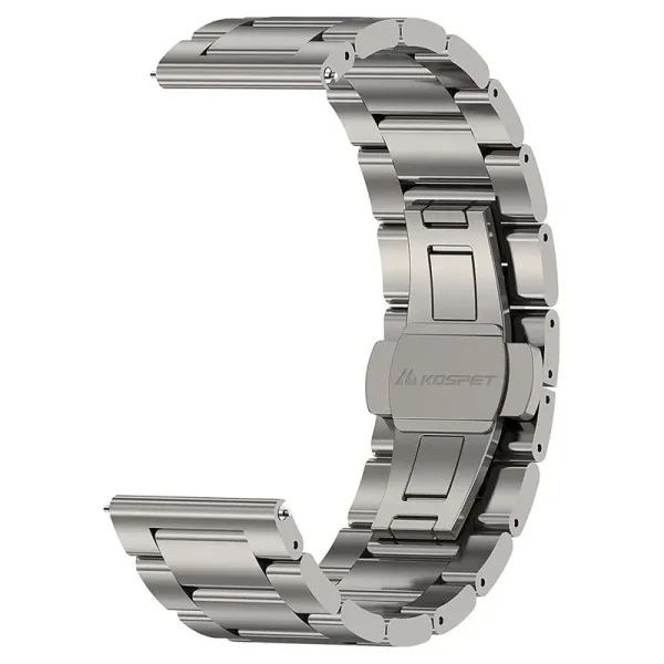Сталевий браслет KOSPET 22 мм Silver фото 1