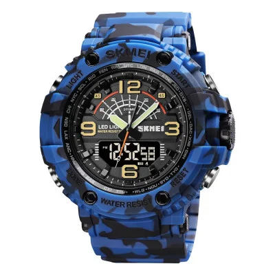 Мужские часы Skmei 1617CMBU Camo Blue