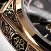 Жіночий годинник Awarder 021-3D Де би не була Gold-Black-Black Leather фото 9