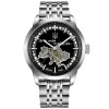 Чоловічий годинник Awarder 043 Де би не був Silver-Black Steel Automatic фото 2