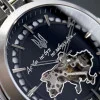 Чоловічий годинник Awarder 043 Де би не був Silver-Black Steel Automatic фото 8