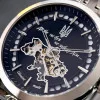 Чоловічий годинник Awarder 043 Де би не був Silver-Black Steel Automatic фото 6