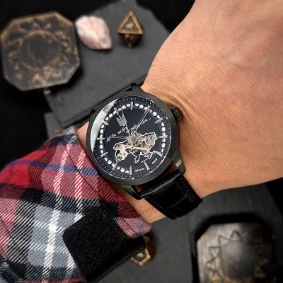 Мужские часы Awarder 043 Где бы ни был Black-Black Automatic