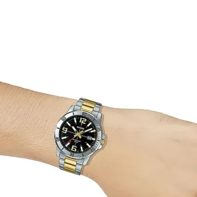 Чоловічий годинник Casio MTP-VD01SG-1B