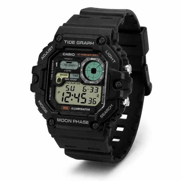 Мужские спортивные часы Casio WS-1700H-1A фото 1