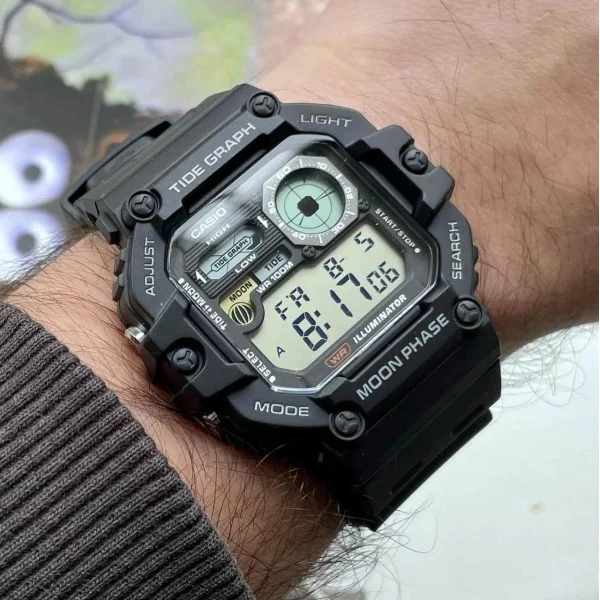 Мужские спортивные часы Casio WS-1700H-1A фото 4