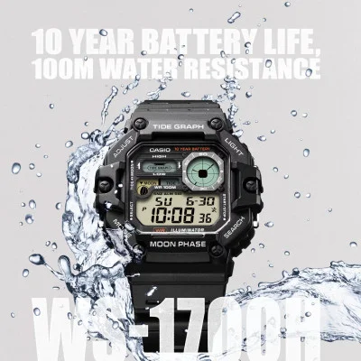 Мужские спортивные часы Casio WS-1700H-1A