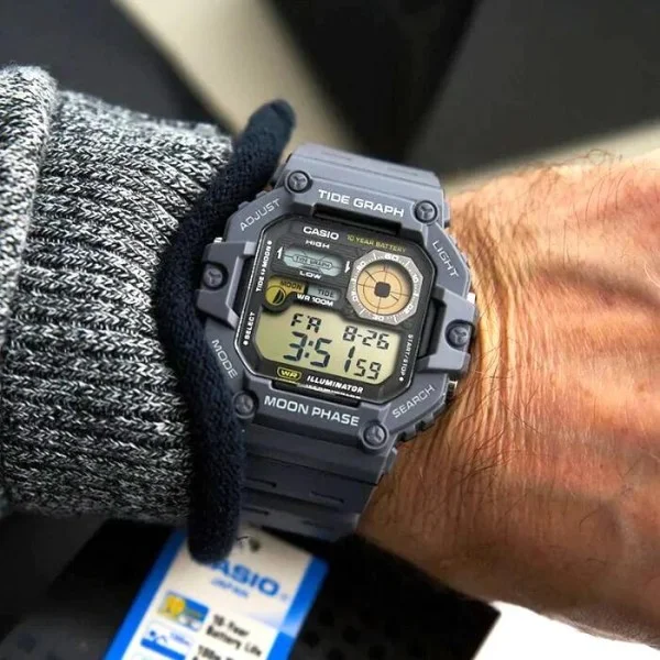 Мужские спортивные часы Casio WS-1700H-8A фото 3