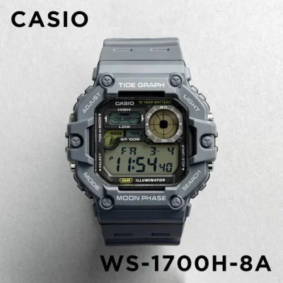 Чоловічий спортивний годинник Casio WS-1700H-8A