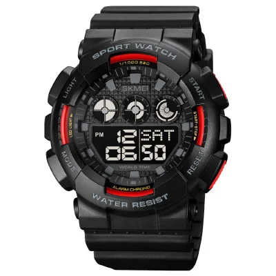 Мужские часы Skmei 1857RD Black-Red