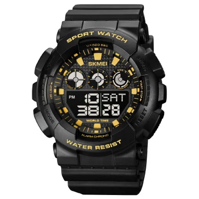 Чоловічий годинник Skmei 1857BKGD Black-Gold