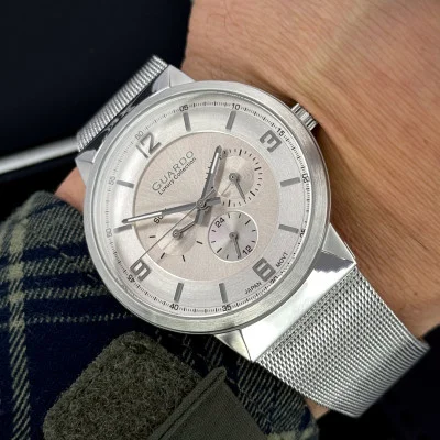 Чоловічий годинник GUARDO S1626-2-VX3JE