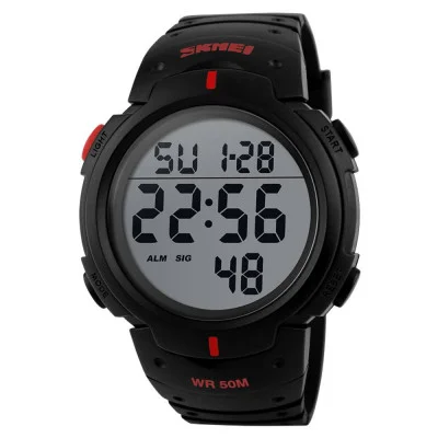 Чоловічий годинник Skmei 1068RD Black-Red