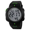 Чоловічий годинник Skmei 1068GN Black-Green фото 2